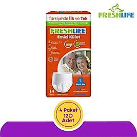 Freshlife Emici Külot Hasta Bezi Büyük (L) 120 Adet