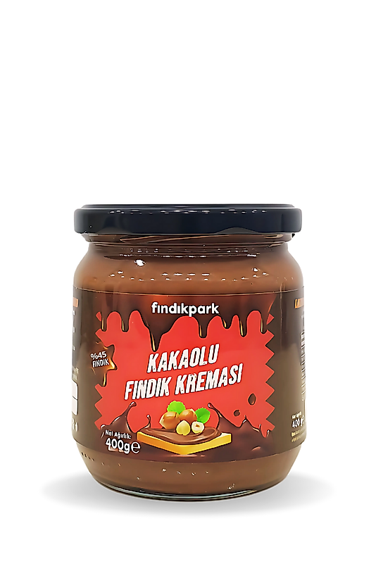 FındıkPark Kakaolu Fındık Kreması %45 Fındık 400 Gr