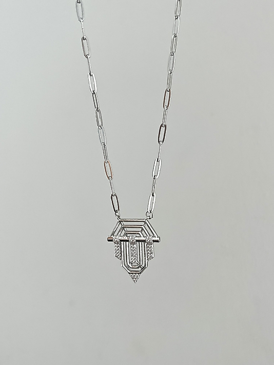 Çelik Serenay Silver Kolye 60cm