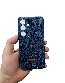 Samsung Galaxy S25 Taşlı Telefon Kılıfı Lacivert