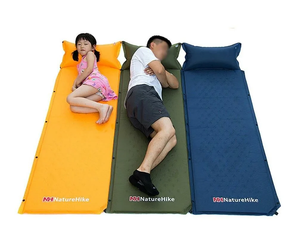 Naturehike Ultralight Şişme Kamp Matı mavi | 185*60*2.5 Cm |