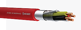 Reçber 1x2x0,80mm+0,8 hf kılıflı yangın alarmlı kablo