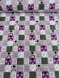 Masa Örtüsü & Piknik Örtsü -Raşel Kumaş 120 cm X 160 cm -Kare Desenli