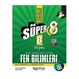 Nitelik Yayınları 8.Sınıf Fen Bilimleri (B) Süper Soru Yeni Nesil