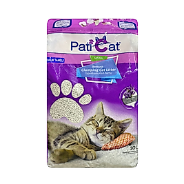 PatiCat Topaklanan Lavantalı İnce Taneli Kedi Kumu (10 L)