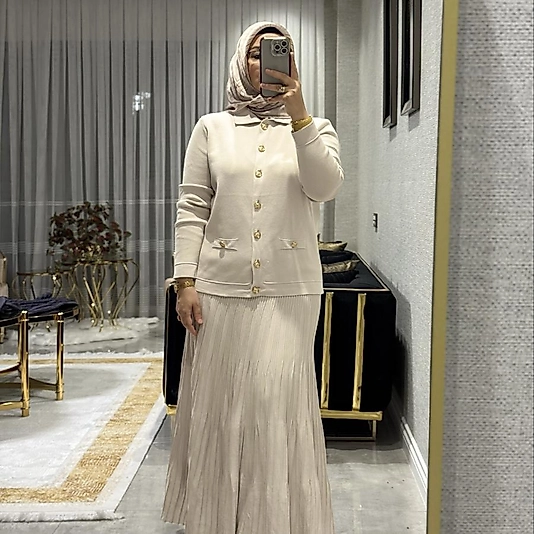 Merserize etekli takım