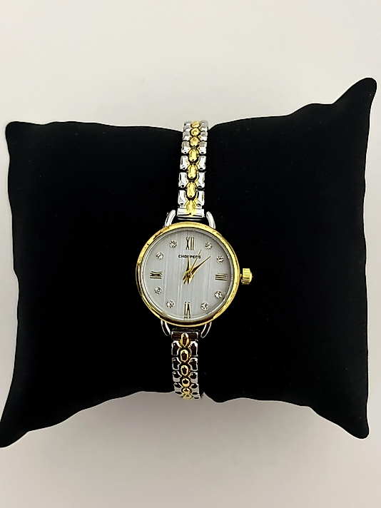 Gold-Silver Yuvarlak Saat