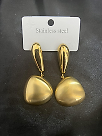 Gold renk çelik küpe