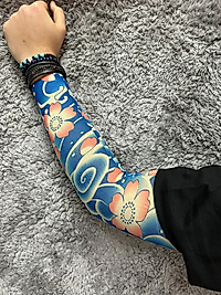 Giyilebilir Desenli Kol Dövmesi 3D Baskılı Tattoo
