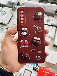 Samsung A30s - A50 Ayıcık Kabartmalı Telefon Kılıfı