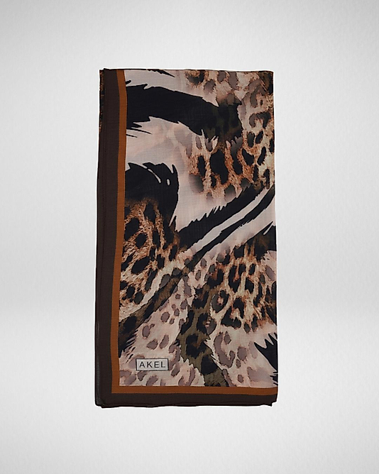 Spring Eşarp Leopar Yeni Desen-2