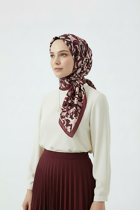 Spring Eşarp Kamuflaj Desen