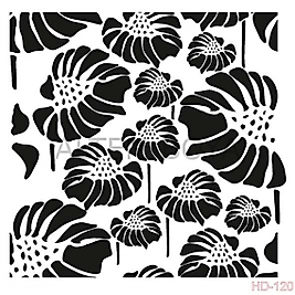Home Decor (Duvar) Stencıl 45*45 cm HD-120