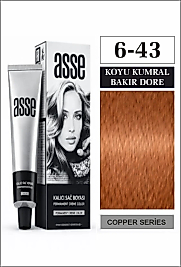ASSE SAÇ BOYASI 60 ML. (6-43 KOYU KUMRAL BAKIR DORE)