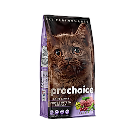 Prochoice Kuzu Etli ve Pirinçli Yavru Kedi Maması (15 kg)