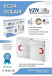 VZN Plastik Ecza Dolabı | Dayanıklı & Güvenli Saklama