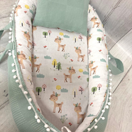 Mint/Ceylan Desenli Babynest