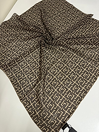 SOFT KETEN EŞARP GEOMETRİK DESEN 07