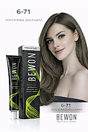 BEWON SAÇ BOYASI 100 ML (6-71 KOYU KUMRAL KÜLLÜ KAHVE)