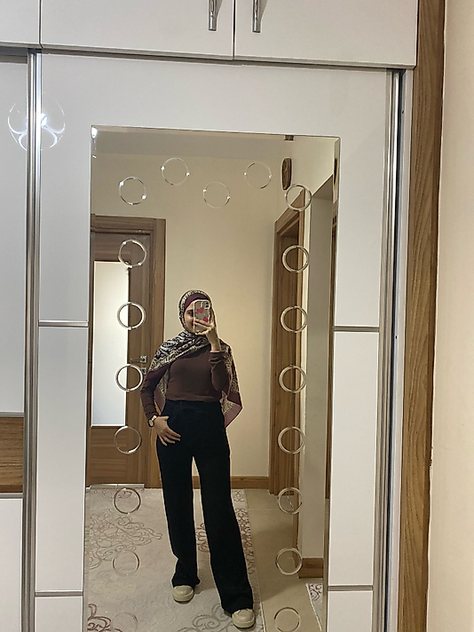 Zara Krep Kumaş Önü Cırtlı Palazzo Pantolon