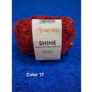 NEVELSHİNE PULLU İP COLOR 17-KIRMIZI