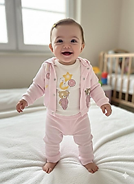 Ayıcıklı Zıbınlı üçlü takım