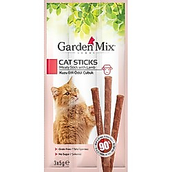 Garden Mix Kuzu Etli Tahılsız Kedi Stick Ödül 3x5 Gr