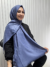 G Desen Yün Pamuk Şal