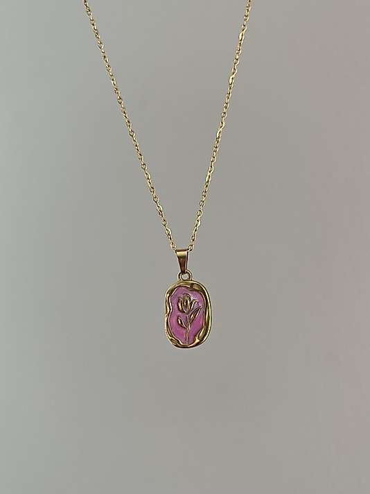 Çelik Vintage Kolye