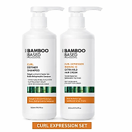 BAMBOO BASED CURL DEINATION ŞAMPUAN & WORKING 10 BUKLE BELİRGİNLEŞTİRİCİ SAÇ BAKIM SETİ