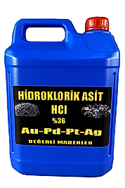 ENDÜSTRİYEL HİDROKLORİK ASİT %35 SAFLIKTA 5 KG