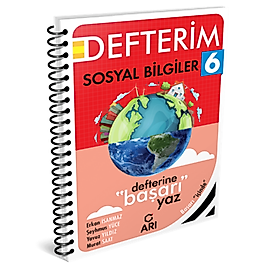 6 Sınıf Sosyalimo Sosyal Bilgiler Defterim Arı Yayıncılık 2026