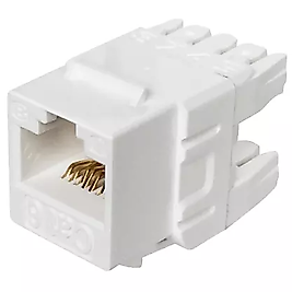 Cat6 Keystone Jack 180 Derece