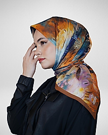 Spring Eşarp Suluboya Desen