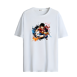 Anime Karakter Tarzı Baskılı Oversize Unisex Tişört