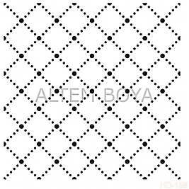 Home Decor (Duvar) Stencıl 45*45 cm HD-158