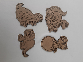 Dinazorlar Boyama Set