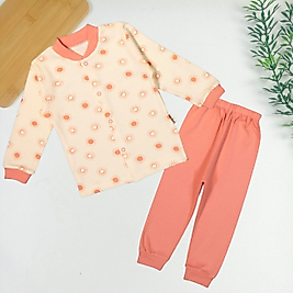 Güneş Desen Çıtçıtlı Pijama Takımı
