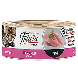 Felicia Kitten Tavuk Etli Pate Tahılsız Yavru Kedi Konservesi 85 Gr