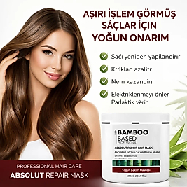 BAMBOO BASED ABSOLUT SAÇ MASKESİ 500 ML.