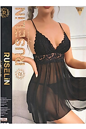 Ruselin Lüx Kısa Gecelik