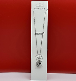 Yüz dilde seni seviyorum figürlü çelik kolye silver