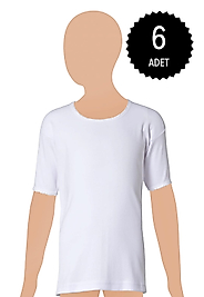 Gümüş 3029 Kız Çocuk Ribana Fanila 6 lı Paket