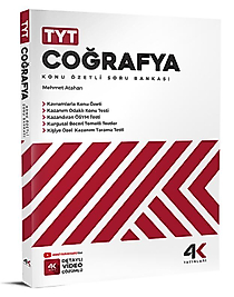 12. Sınıf Mezun TYT Coğrafya Konu Özetli Soru Bankası 2025 2026 Yeni Baskı Sezon