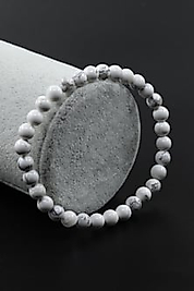 Havlit Doğal Taş  Bileklik 6 mm Küre