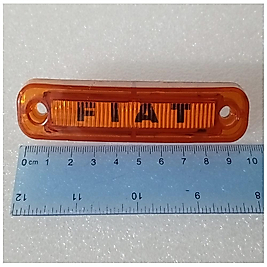 ( 3 X ADET ) 1 SET LOGO İSİM  PARMAK LAMBA FIAT SARI 12V & 24V İLE ÇALIŞABİLİR