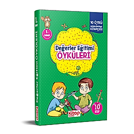 1.SINIF DEĞERLER EĞİTİM SERİSİ 10 Kitap Kitap Kulübü artı eğitim