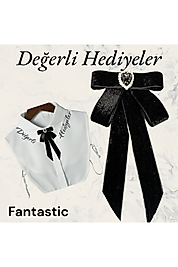 Fantastic Taşlı Broş Kadın Yaka Aksesuarı Yaka Kurdela Erkek Kurdele Broş Yaka Iğnesi Gotik Aksesuar