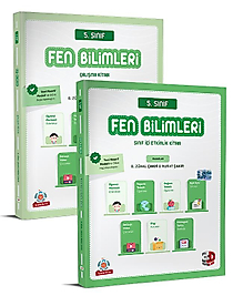 3D Yayınları 5. Sınıf Fen Bilimleri Çalışma ve Sınıf İçi Etkinlik Kitabı 2025 2026 Yeni Baskı Sezon