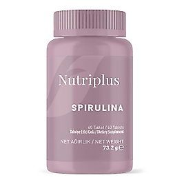Nutriplus Spirulina Mavi-Yeşil Alg 60 Kapsül